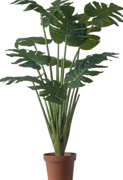 Kunstpflanze Monstera im Topf H 107 cm grün