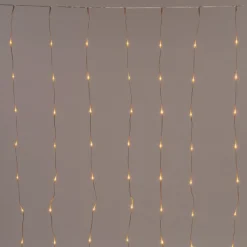 Lichtervorhang mit 280 LEDs extra warm 200 x 140 cm