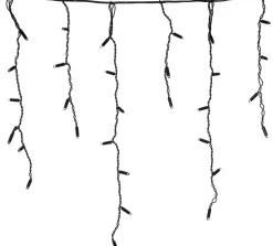 Lichtervorhang mit 200 LEDs extra warm 500 cm