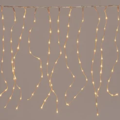 Lichtervorhang mit 1000 LEDs extra warm 500 x 50 cm