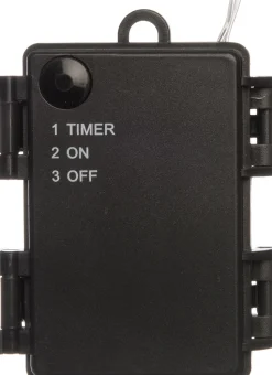 Lichtkaskade LED mit Sternchen 8 x 0,5 m kupfer