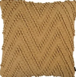 Linen & More Dekokissen Ace braun 45 x 45 x 10 cm