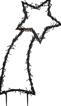 Luca Lighting Gartenstecker Stern beleuchtet 35 x 1 x 77 cm mit 175 LED LEDs warmweiß