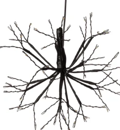 Luca Lighting Hängelampe Lichtkaskade Dandelion mit 120 LEDs warmweiß D 45 H 32 cm