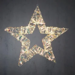 Luca Lighting Weihnachtsstern weiß 56 x 8 x 56 cm