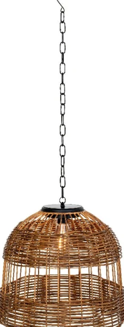 Lumineo LED Solarleuchte naturell D 36 H 32 cm