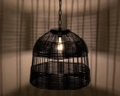 Lumineo LED Solarleuchte schwarz D 36 H 32 cm