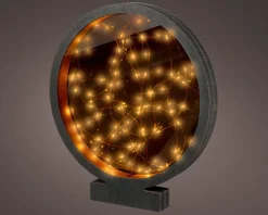 Lumineo Tischleuchte Ruben schwarz 35 x 4,2 x 38,5 cm