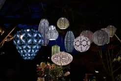 Lumiz Solarleuchte Paisley taupe D 40 H 27 cm