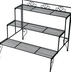 Mega Collections Blumenständer Luto schwarz 73 x 60 x 63 cm