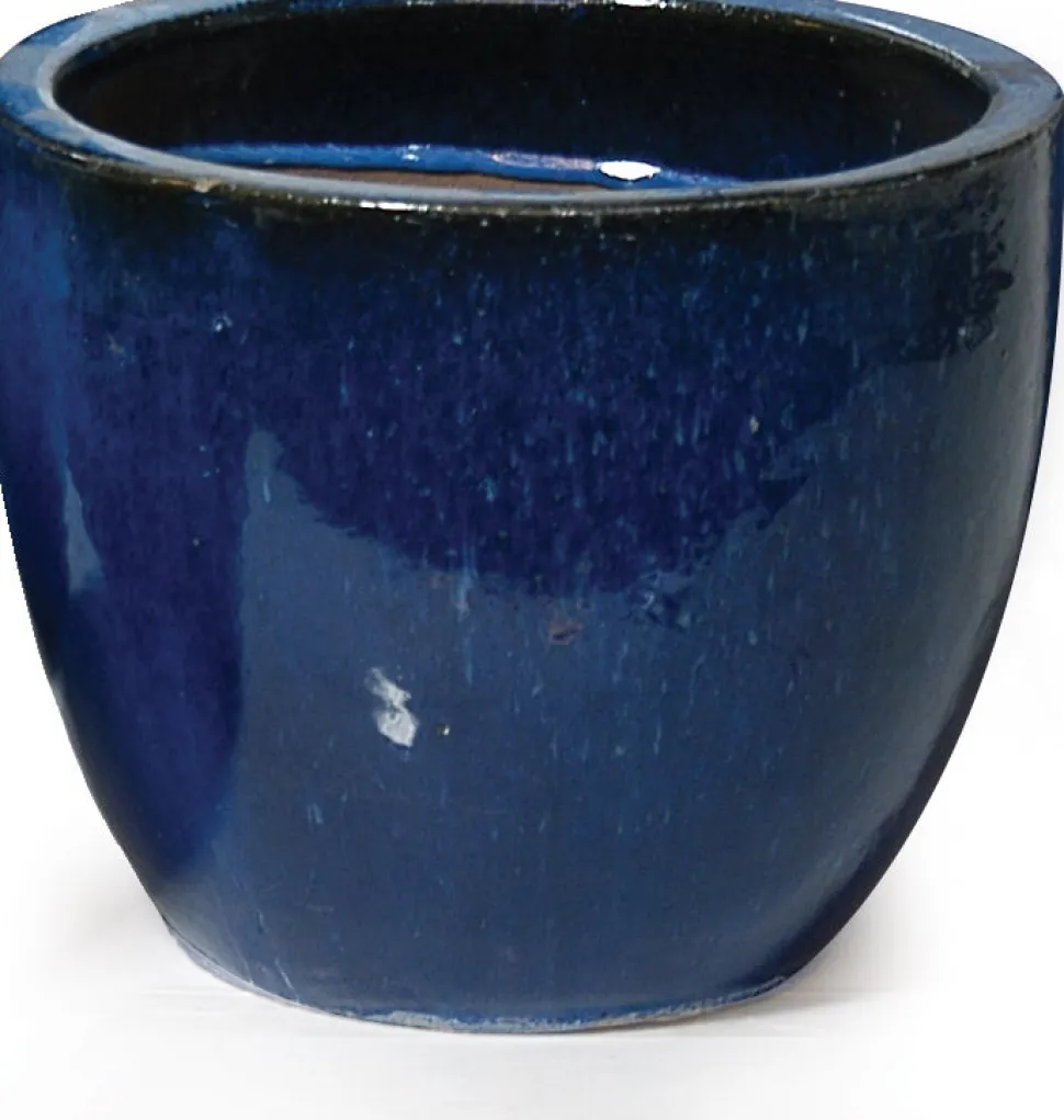 Mega Collections Blumentopf Debora blau D 22 H 21 cm