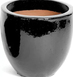 Mega Collections Blumentopf Debora schwarz D 41 H 33 cm