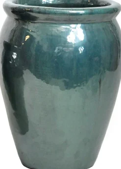 Mega Collections Blumentopf Delta grün D 38 H 50 cm