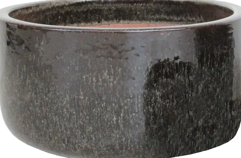 Mega Collections Pflanzschale Bowl braun D 38 H 20 cm