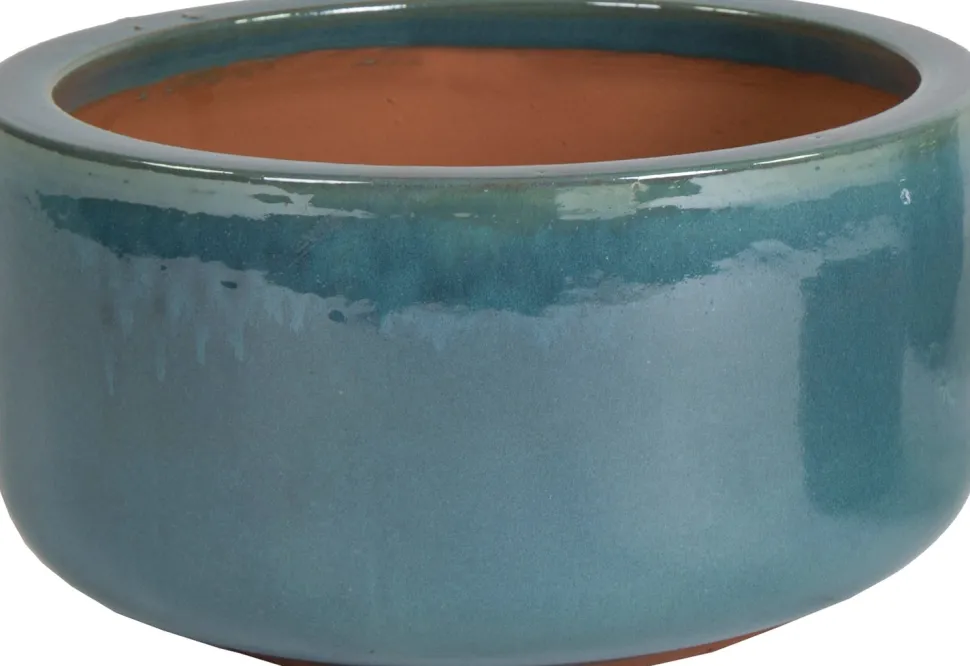 Mega Collections Pflanzschale Celadon Glasur D 31 cm