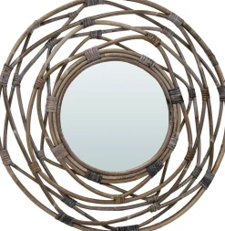 Mega Collections Spiegel Bantul naturell D 60 H 3 cm