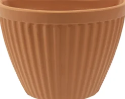 Mega Collections Wand-Blumentopf Pareda terrakotta 25 x 15 x 17,5 cm