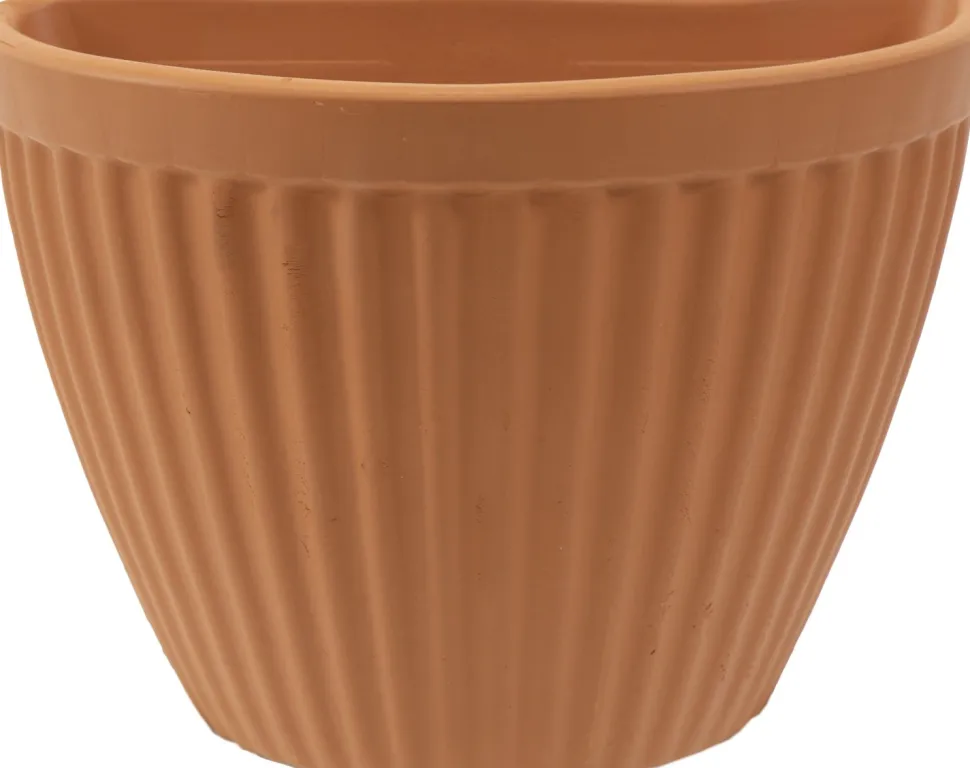 Mega Collections Wand-Blumentopf Pareda terrakotta 30 x 18,5 x 21 cm