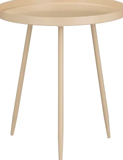 Mica Decorations Beistelltisch Flores beige D 40 H 43,5 cm