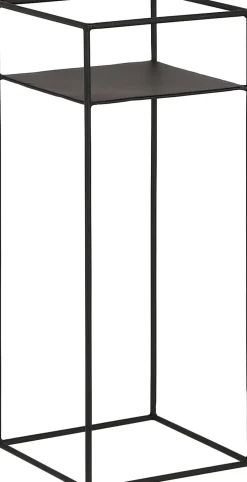 Mica Decorations Beistelltisch Mitch schwarz D 25 H 60 cm