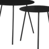 Mica Decorations Beistelltisch Pontus schwarz D 55 H 45 cm