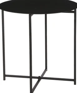 Mica Decorations Beistelltisch Mikki schwarz D 40 H 40 cm