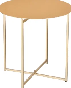 Mica Decorations Beistelltisch Mikki gold D 40 H 40 cm