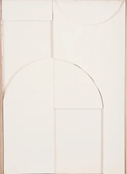 Mica Decorations Bild Angela weiß 70 x 50 x 2 cm