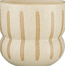 Mica Decorations Blumentopf Ibis crème D 20 H 19 cm