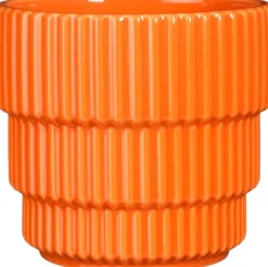Mica Decorations Blumentopf Cella orange D 14 H 13 cm