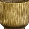 Mica Decorations Blumentopf Ponta gold D 13,5 H 13,5 cm
