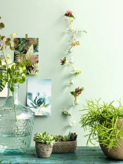 Mica Decorations Blumentopf Alma 28 x 15 x 13 cm grau