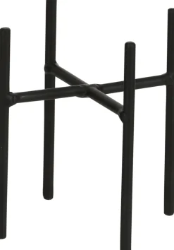 Mica Decorations Blumentopf-Ständer Ascot schwarz D 8,5 cm H 9,5 cm