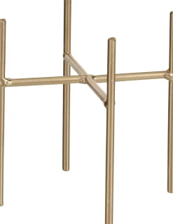 Mica Decorations Blumentopf-Ständer Ascot gold D 13,5 cm H 14 cm