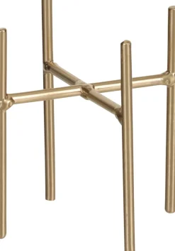 Mica Decorations Blumentopf-Ständer Ascot gold D 8,5 cm H 9,5 cm