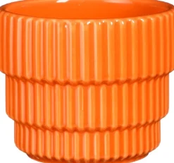 Mica Decorations Blumentopf Cella orange D 11 H 9 cm