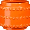 Mica Decorations Blumentopf Boaz orange D 21 H 16,5 cm