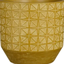 Mica Decorations Blumentopf Valley ocker D 31 H 30 cm