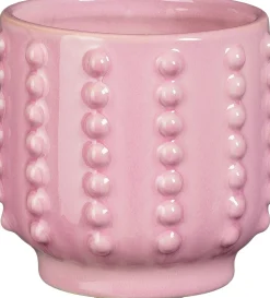 Mica Decorations Blumentopf Boaz lila D 14,5 H 13,5 cm