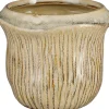 Mica Decorations Blumentopf Catona beige D 16,5 H 14 cm