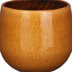 Mica Decorations Blumentopf Pablo gelb D 16 H 14 cm