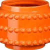Mica Decorations Blumentopf Boaz orange D 17 H 13 cm