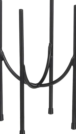 Mica Decorations Blumentopf-Ständer Kimo schwarz D 17 H 25 cm