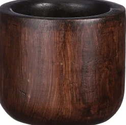 Mica Decorations Blumentopf Pyke braun D 19 H 16 cm