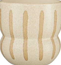 Mica Decorations Blumentopf Ibis crème D 17,5 H 17 cm