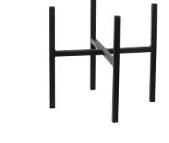 Mica Decorations Blumentopf-Ständer Ascot 24 x 24 x 25 cm schwarz