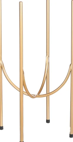 Mica Decorations Blumentopf-Ständer Kimo gold D 23,5 H 40 cm