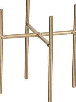 Mica Decorations Blumentopf-Ständer Ascot gold D 11,5 cm H 12,5 cm