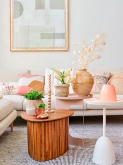 Mica Decorations Blumentopf Catona beige D 13 H 10,5 cm