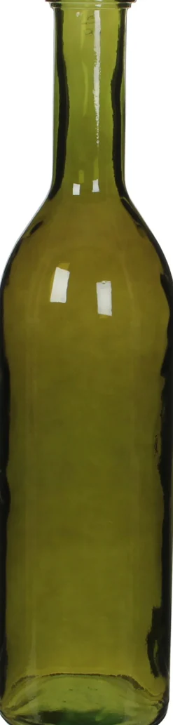 Mica Decorations Deko-Flasche Rioja grün D 18 cm H 75 cm